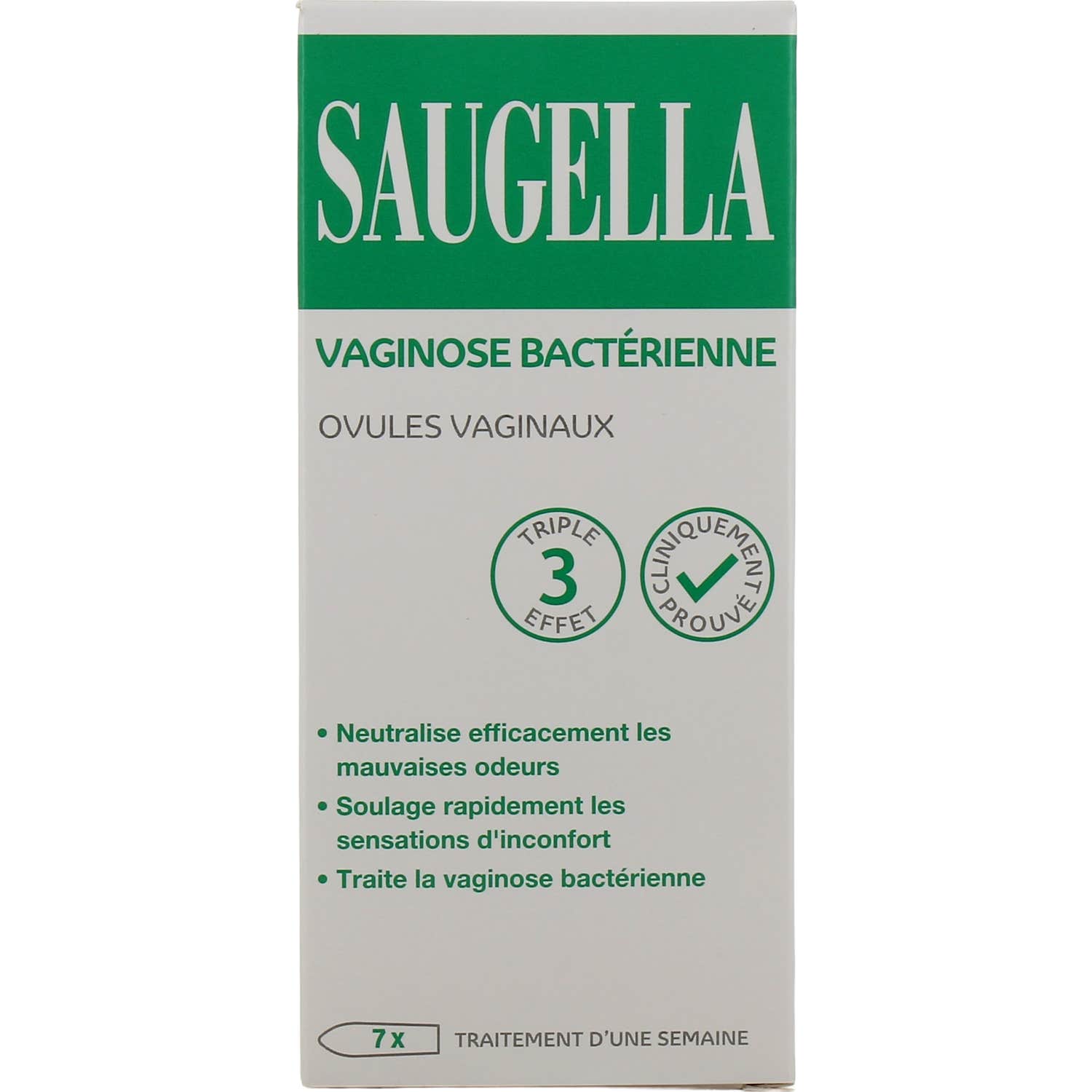 Saugella Ovules Vaginaux Vaginose Bactérienne 7 uts