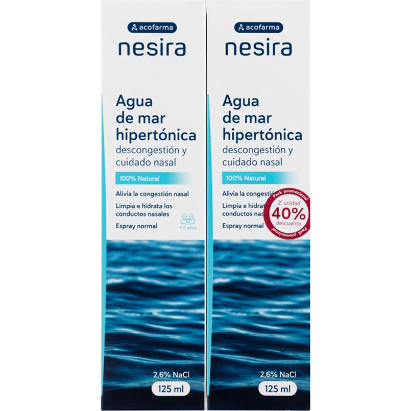 Nesira Eau de Mer Hypertonique 2x125ml