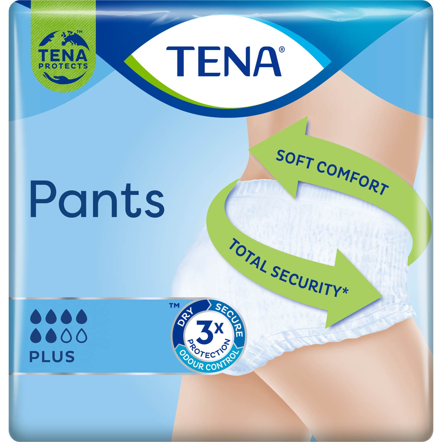 Tena Pantalon Plus Couches pour Adultes M 14uts