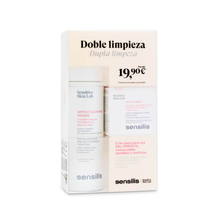 Sensilis Pack Double Nettoyant Mousse 200ml + Baume 25ml