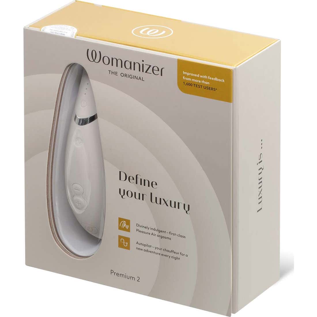 Womanizer Premium 2 Stimulateur Clitoridien Gris 1ut