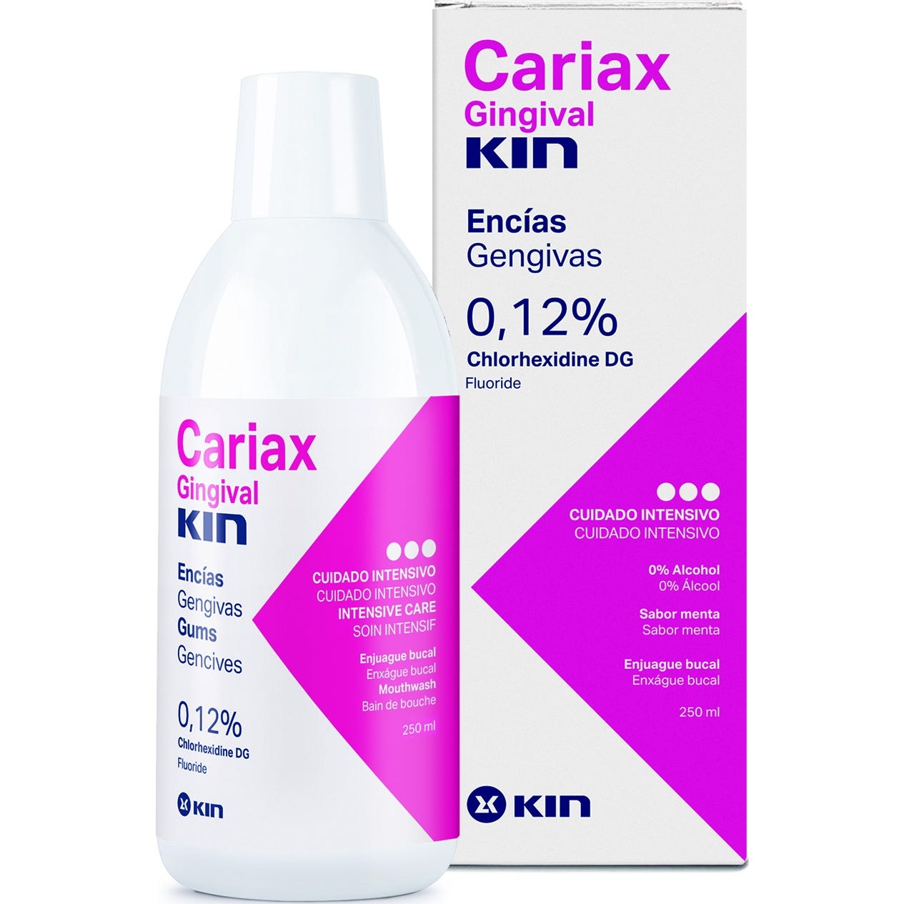 Bain de bouche gingival Kin cariax 250ml