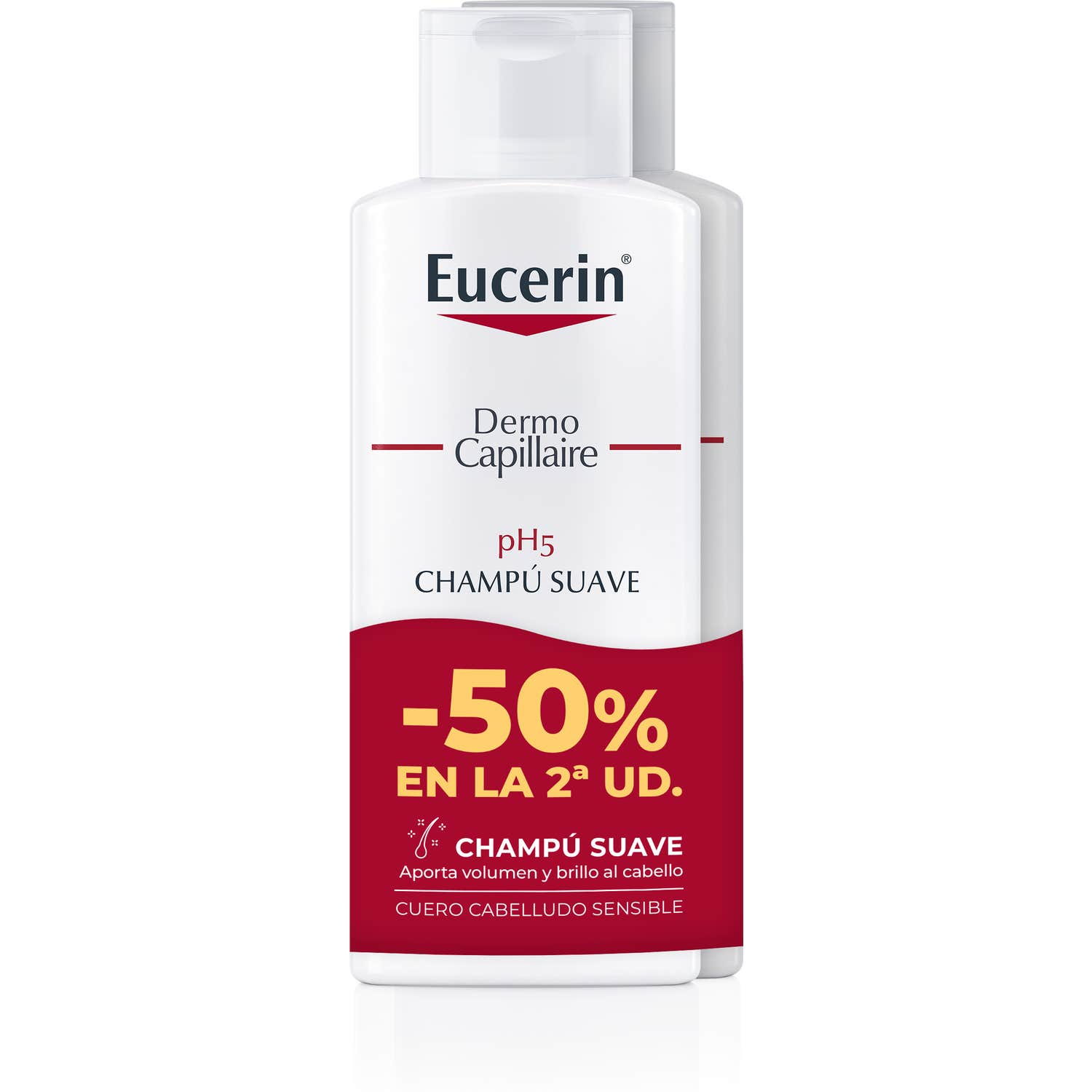 Eucerin Shampooing Doux pH5 2x250ml