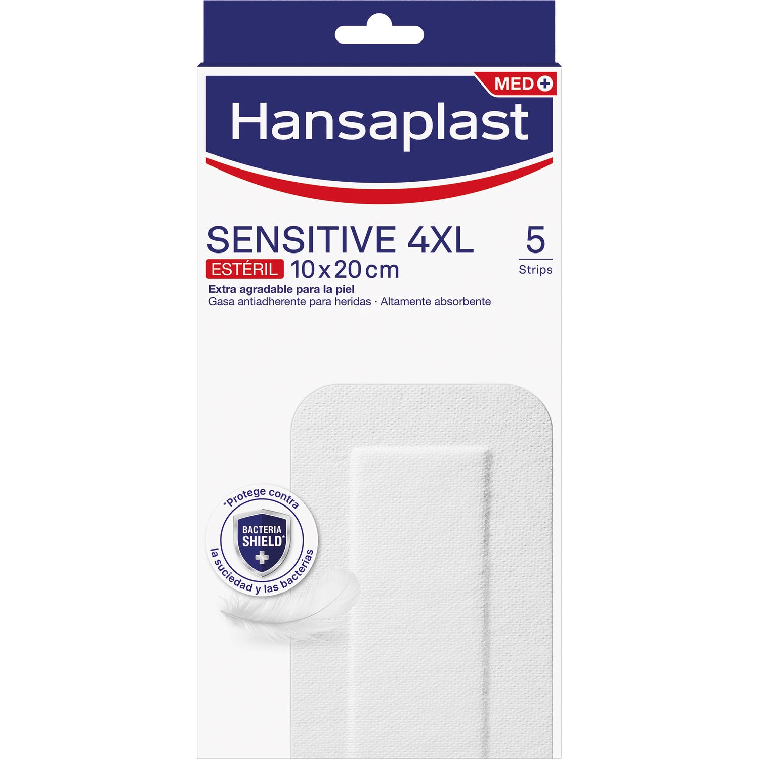 Hansaplast Sensitive 4XL Pansement Stérile 5uts