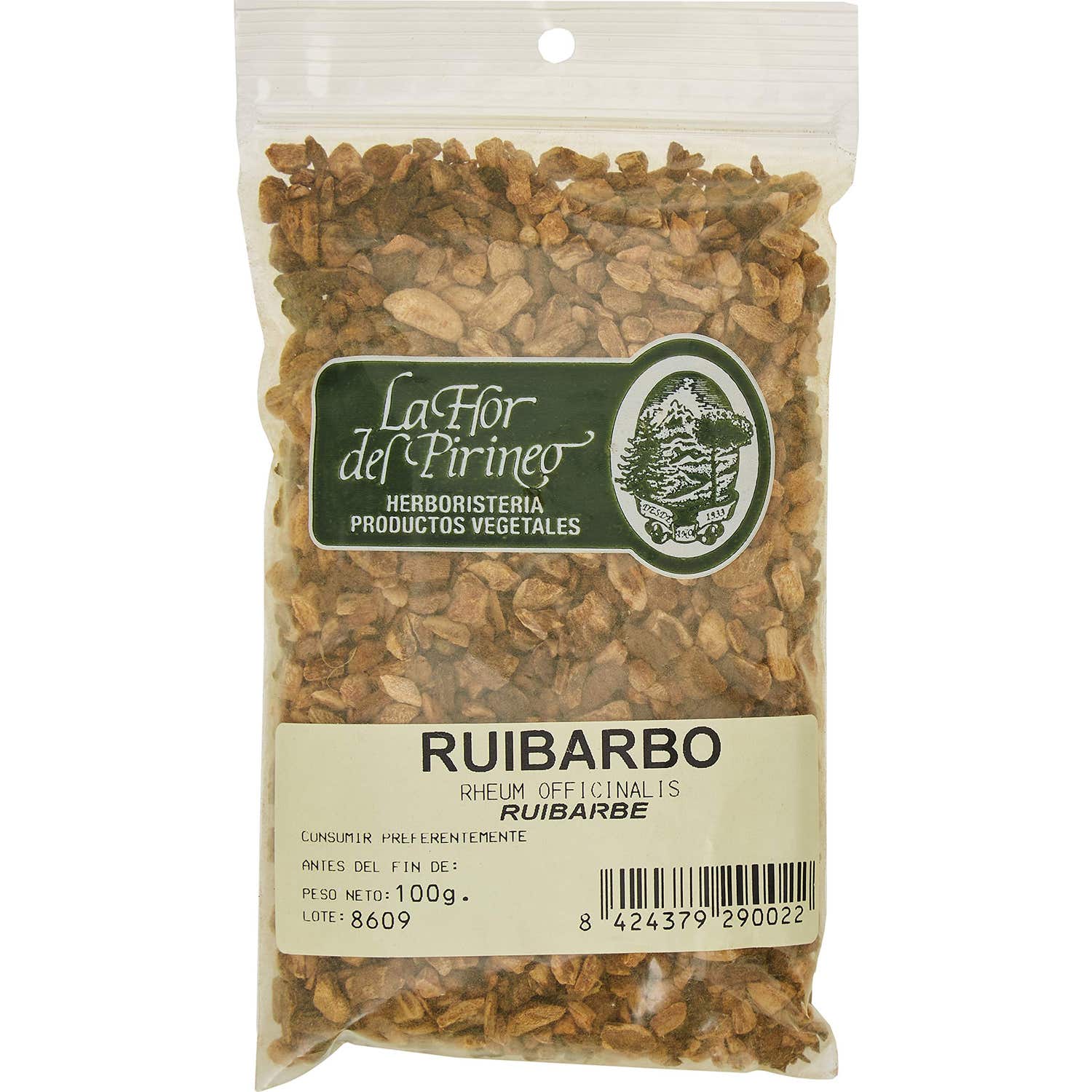 La Flor del Pirineo Racine de rhubarbe 90g