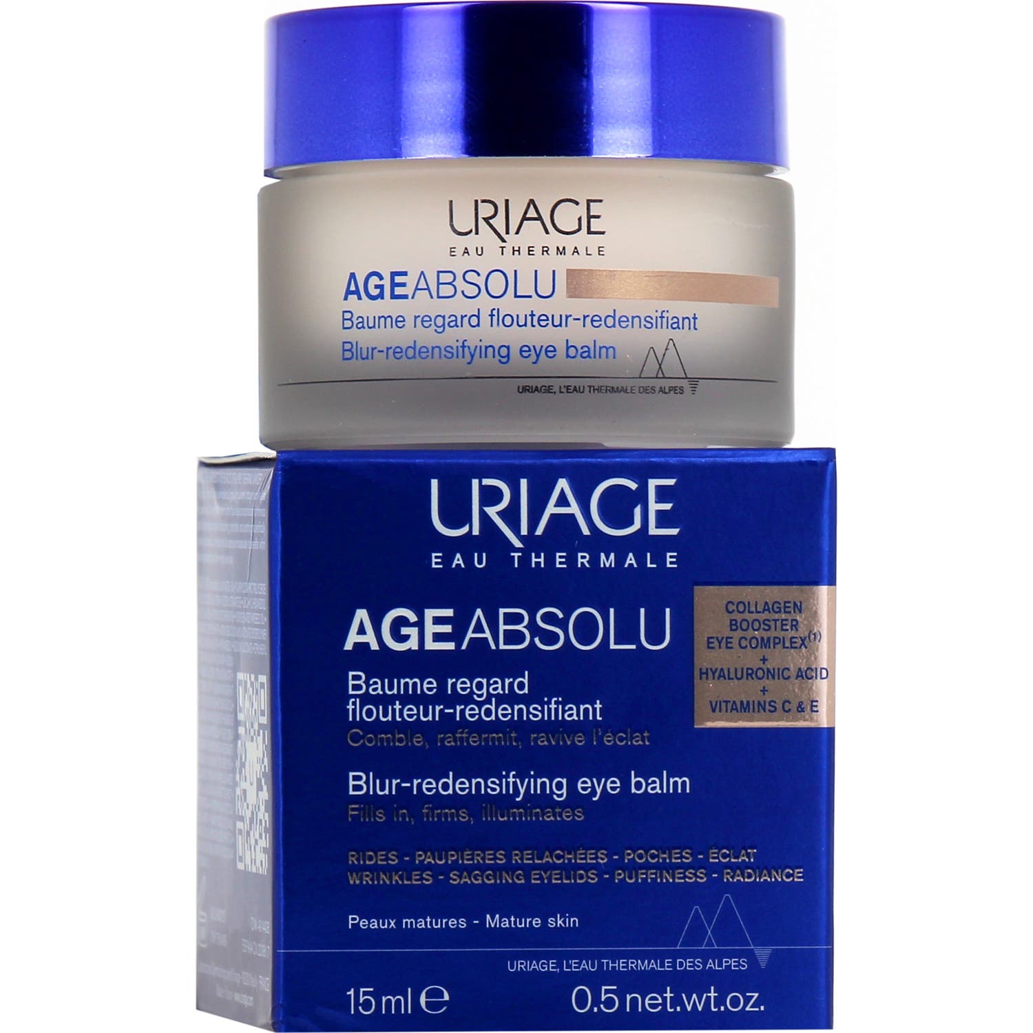 Uriage Age Absolu Baume Regard Flouteur Redensifiant 15 ml