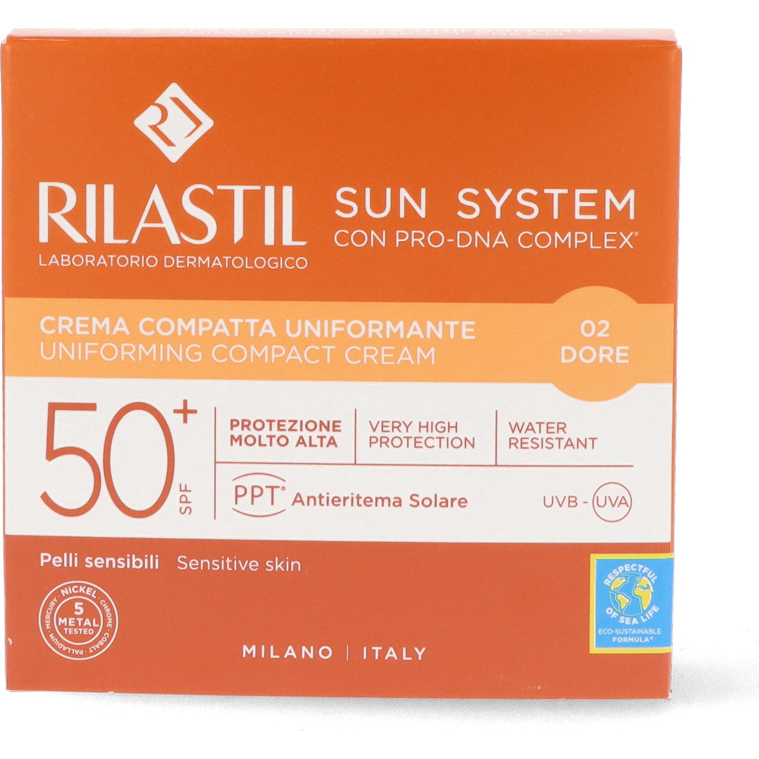 Rilastil Sun System 50+ Compact Dore 10g