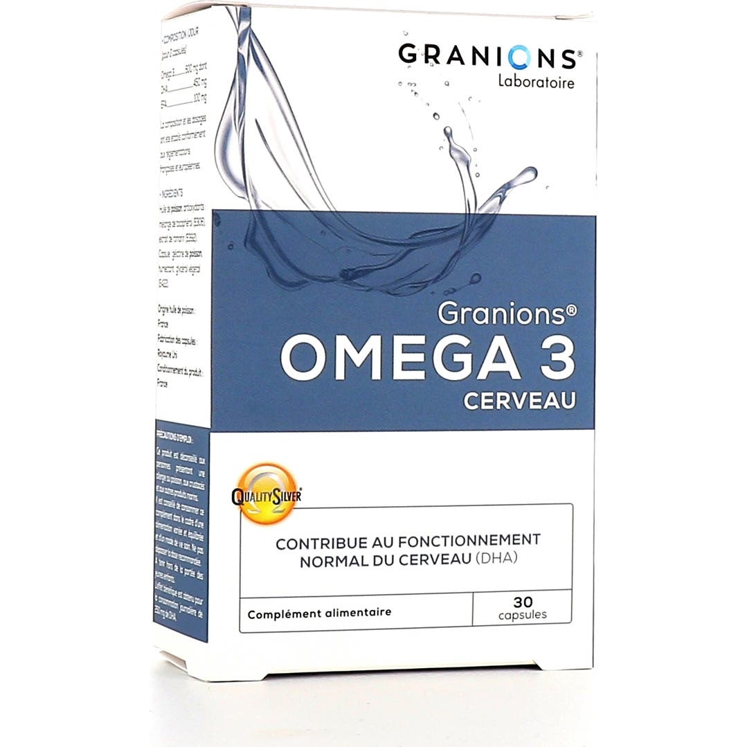 Granions Omega 3 Cerveau 30 capsules
