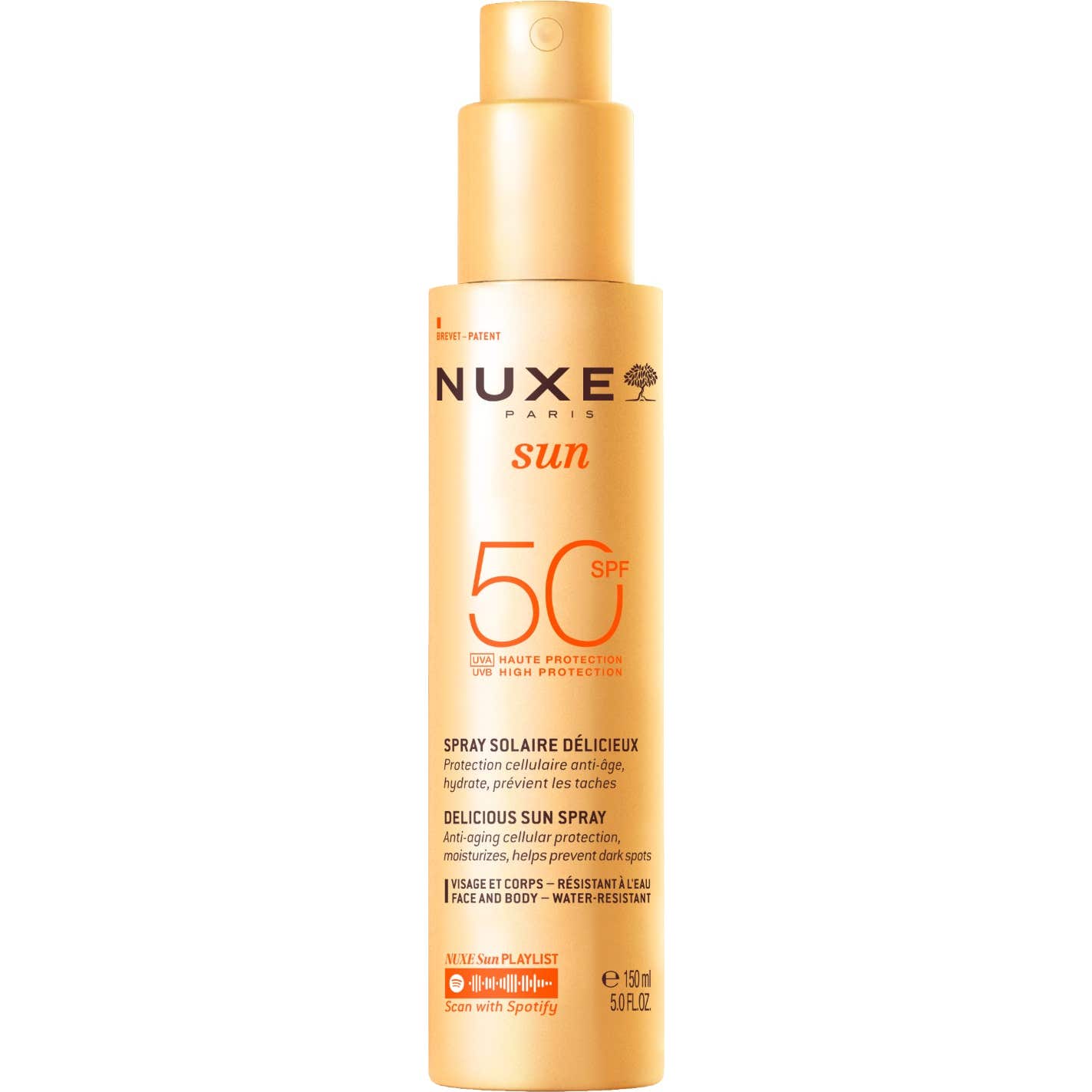 Nuxe Sun Spray Solaire Délicieux SPF50 150ml