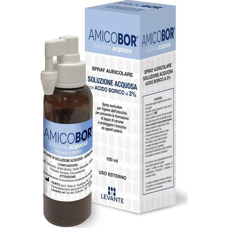 Levante Amicobor Solution Aqueuse Auriculaire 100ml