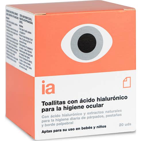 Interapothek IA Toalhetes Higiene Ocular 20 Unidades