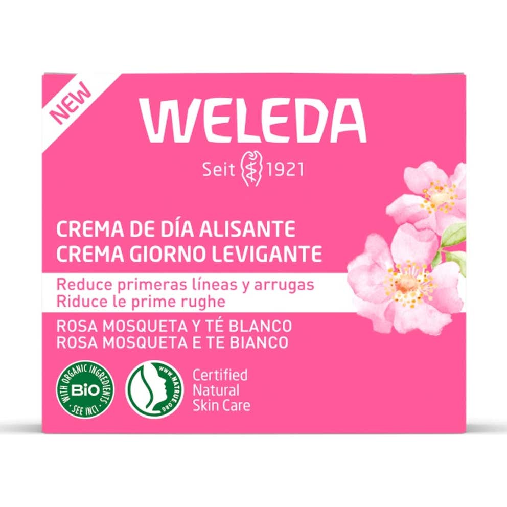 Weleda Crema de Día Alisante de Rosa Mosqueta y Té Blanco 40ml
