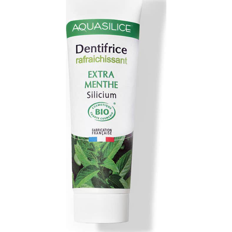 Aquasilice Dentifrice Rafraichissant Extra Menthe Silicium Bio 75ml