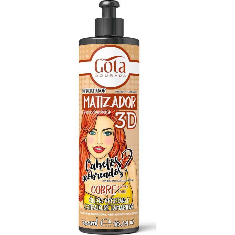 Gota Dourada Après-shampoing Matifiant 3D Cuivre 300ml