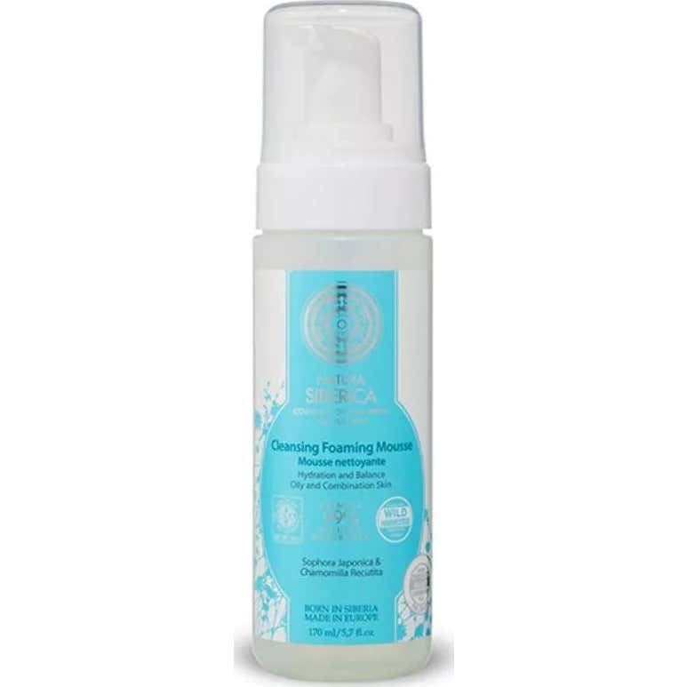 Natura Siberica mousse nettoyant moussant pour peaux grasses ou mixtes 150ml