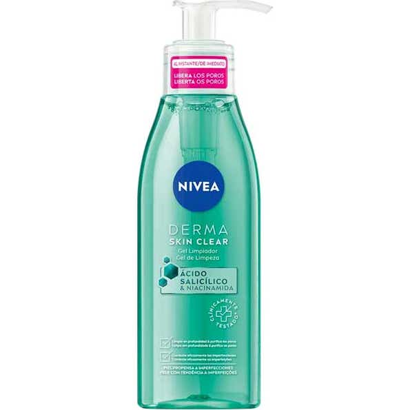 NIVEA Derma Skin Clear Gel Limpiador Facial 150ml