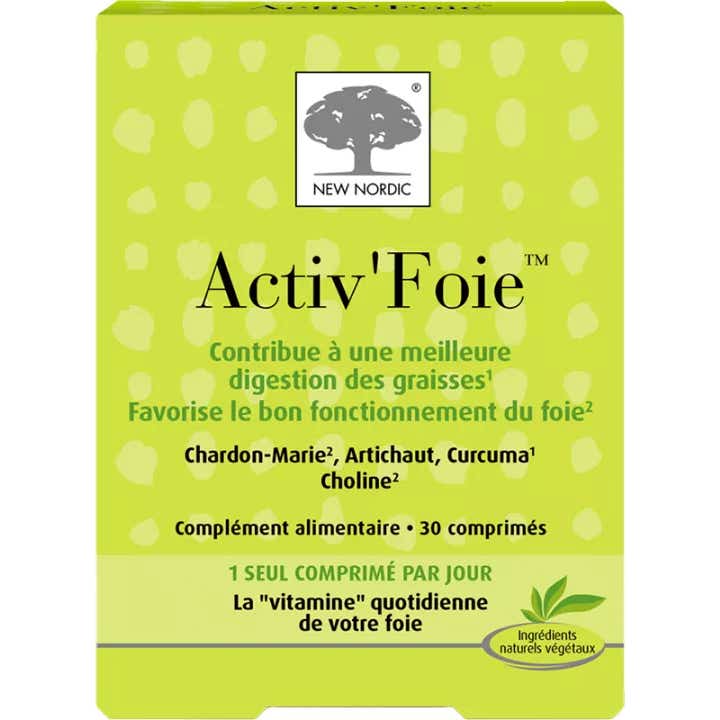 New Nordic Activ' Foie 30 Comprimés