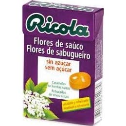 Ricola Bonbons Fleurs de sureau Sans sucre 50 g