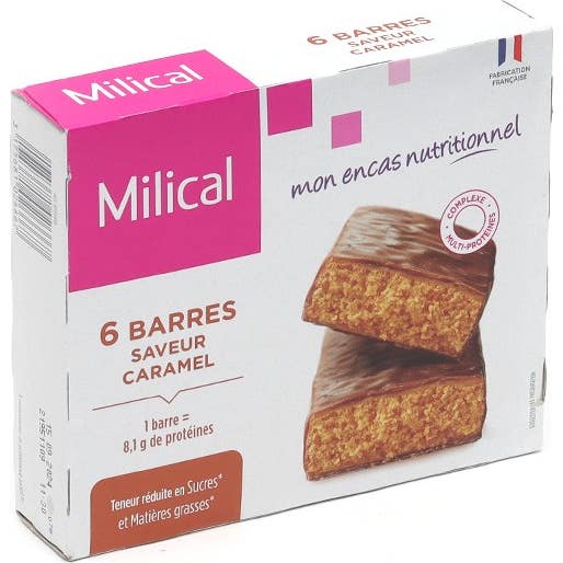 Milical Barre Hyperprotéinée Caramel