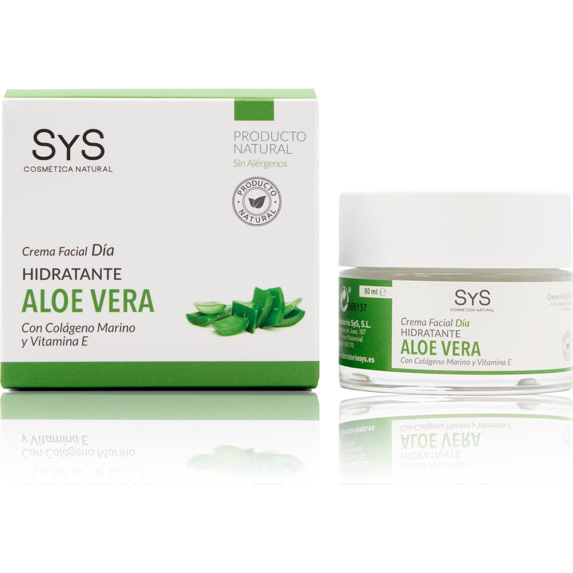 SYS Crème pour le visage à l'aloe vera 50ml