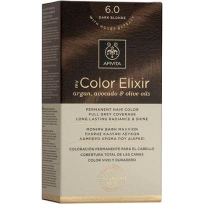 Apivita colorant permanent 6.0 blond foncé blond foncé