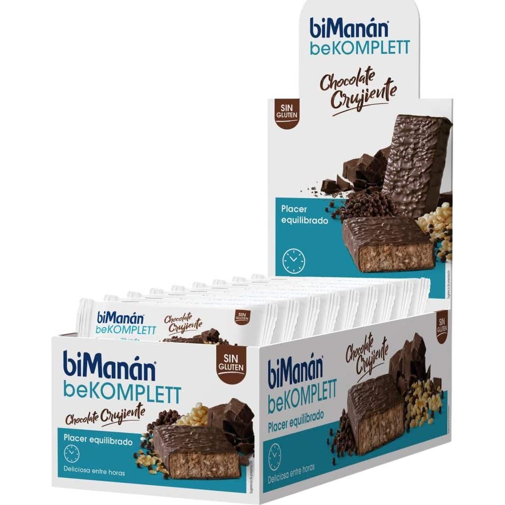 biManan Komplett Barres Chocolat Croquant 24 unités