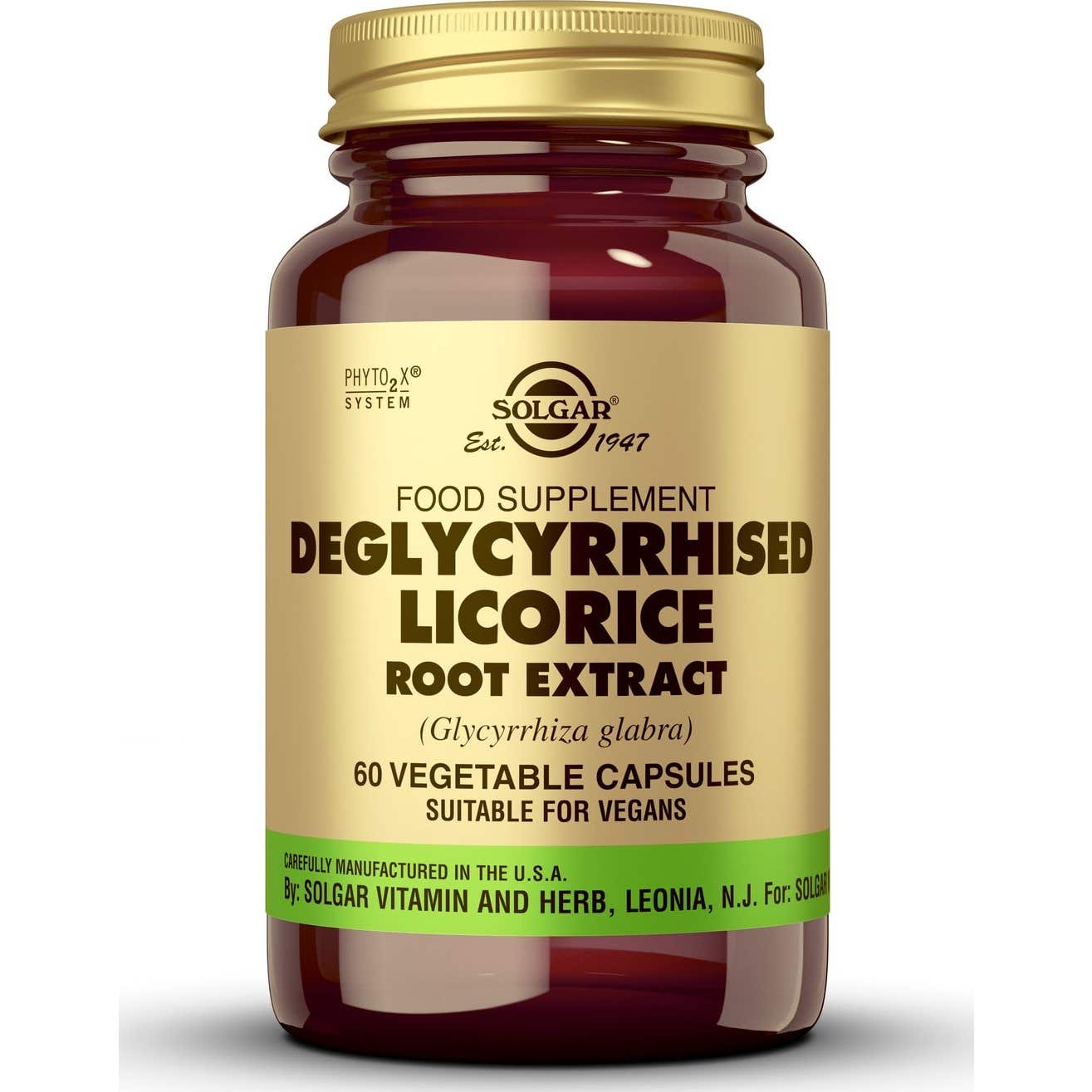 Solgar Deglycyrrhized Licorice Root Extract 60càps. Végéta