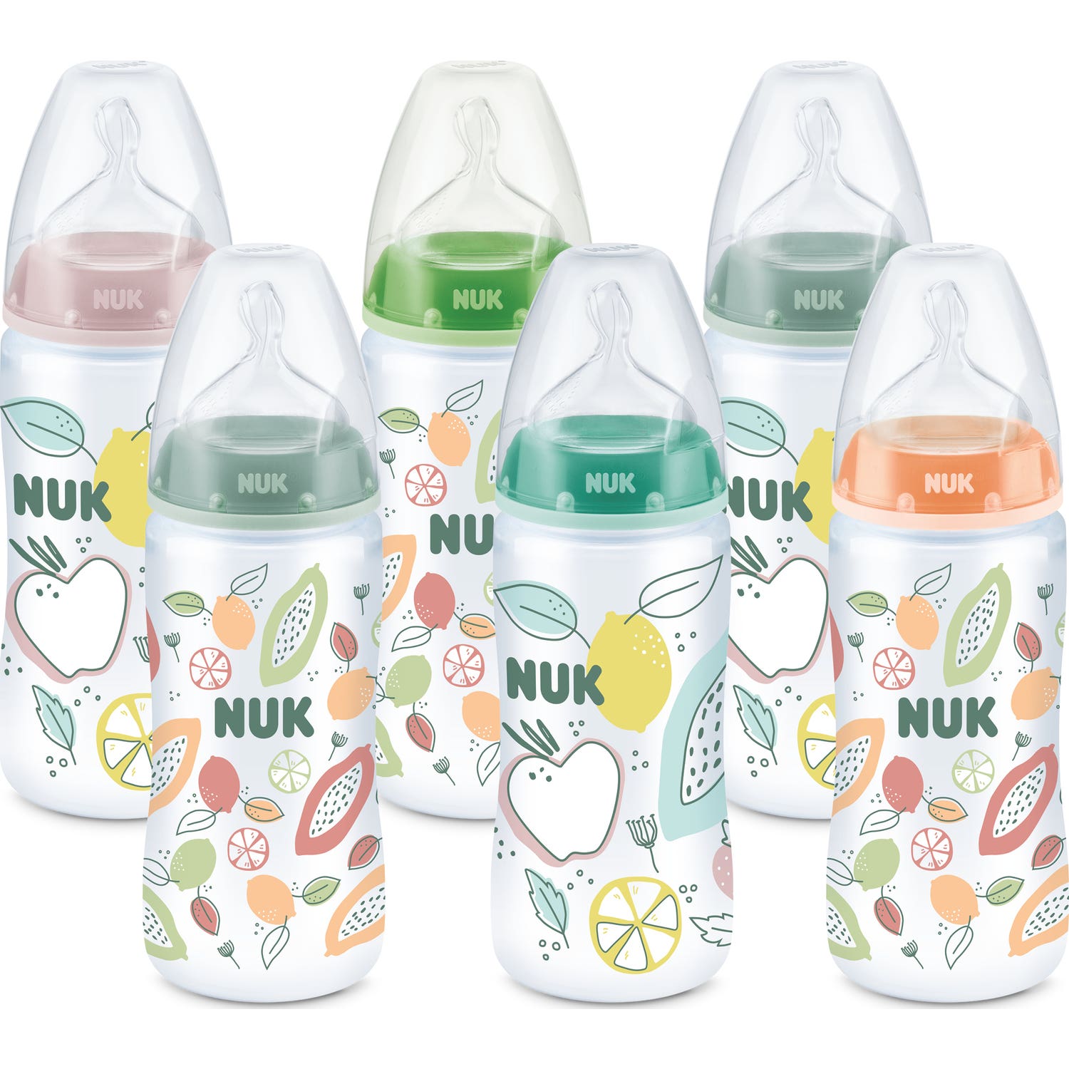 Nuk Voyage premier choix bouteille tétine en silicone silicone grand goulot taille 1 trou m 300ml