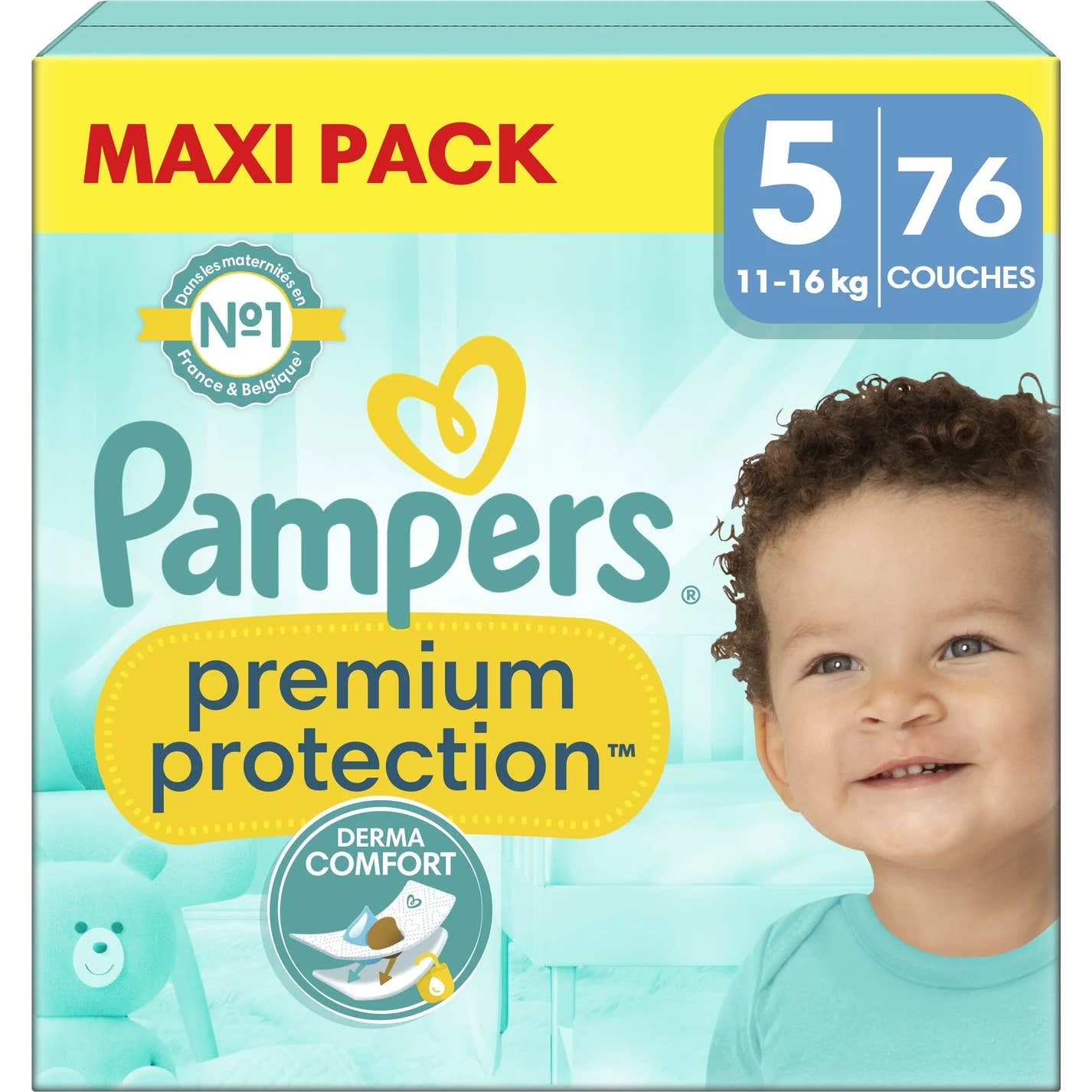 Pampers Premium Protection Taille 5 76 Couches