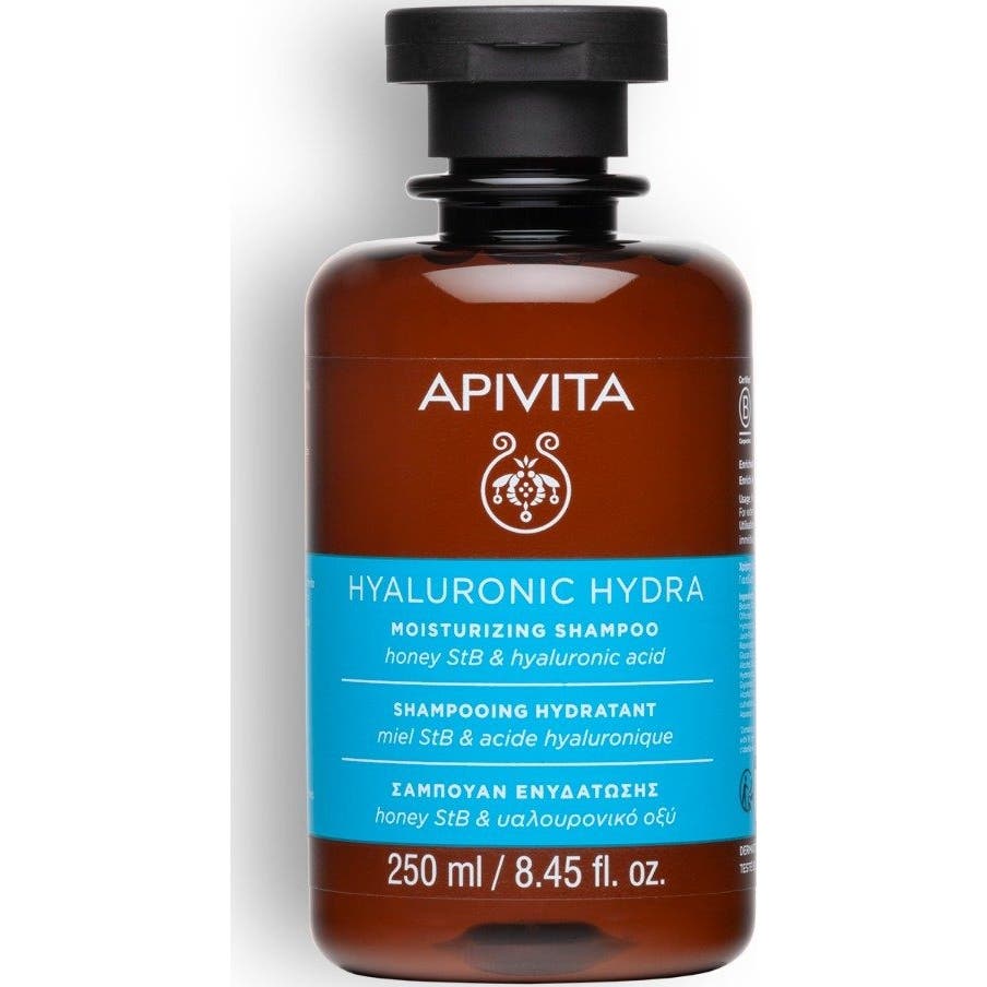 Apivita Hyaluronic Hydra Shampooing Hydratant Miel & Acide Hyaluronique 250ml
