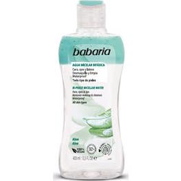 Babaria Eau Micellaire Biphasique à l'Aloès 400ml