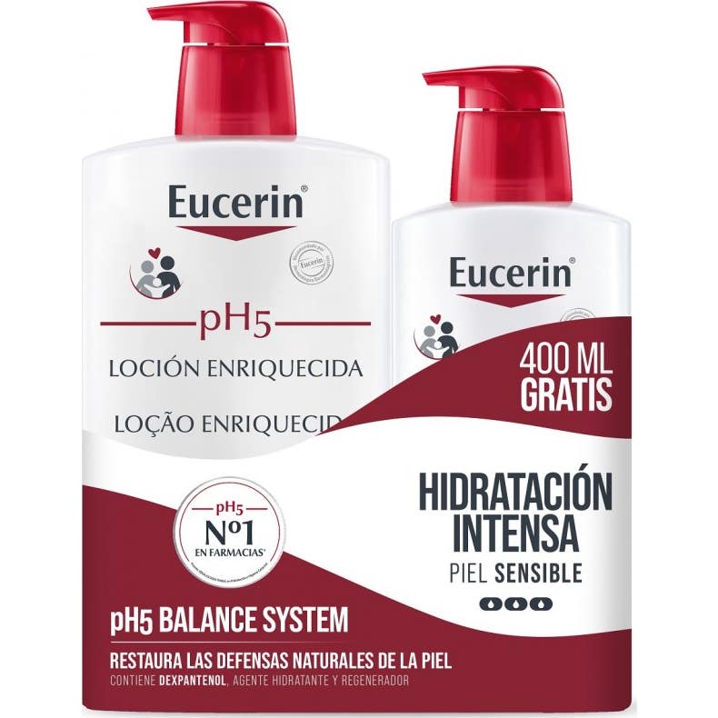 Eucerin Lotion Enrichie Pack 1L + 400ml