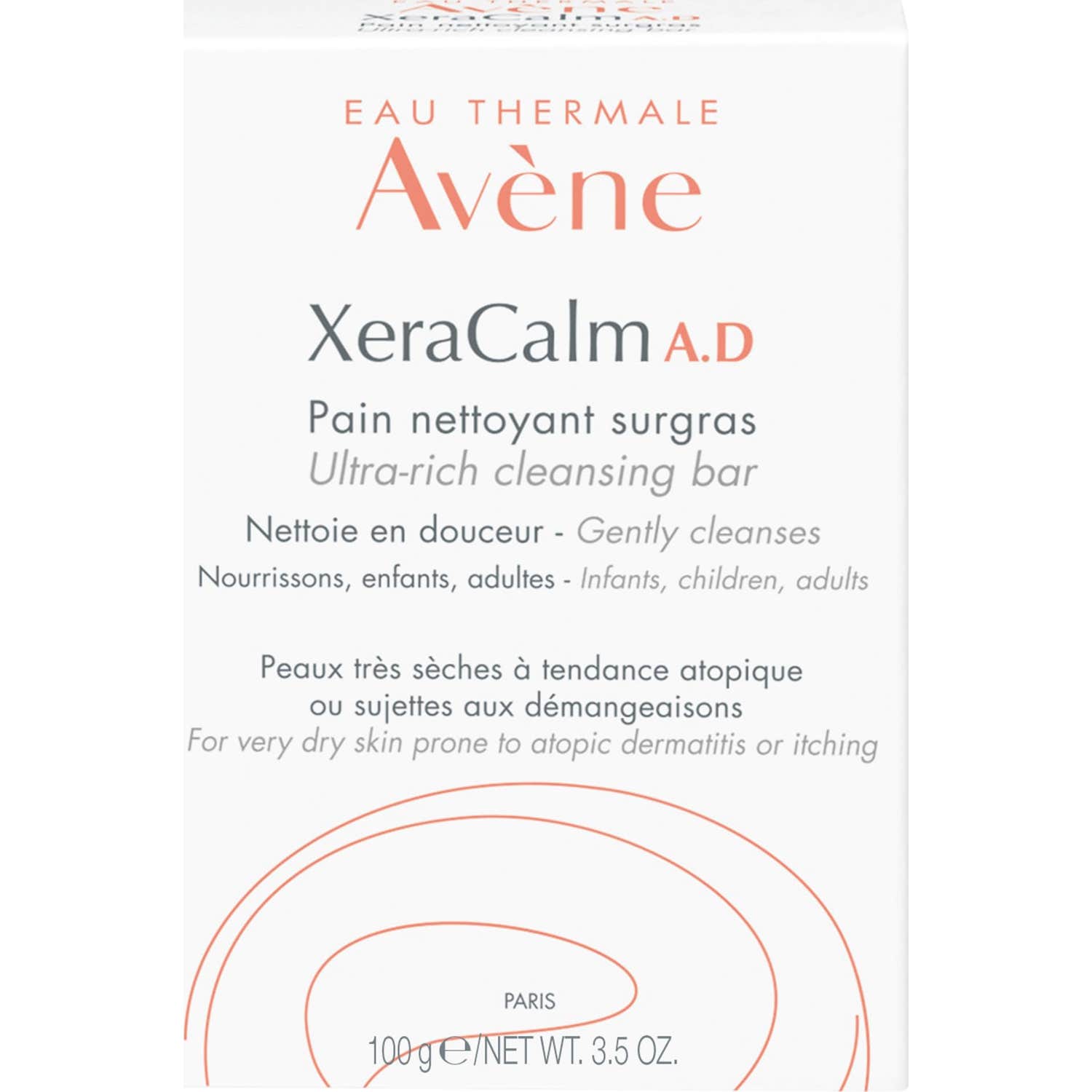 Avène Xéracalm A.D Pain Nettoyant Surgras 100g