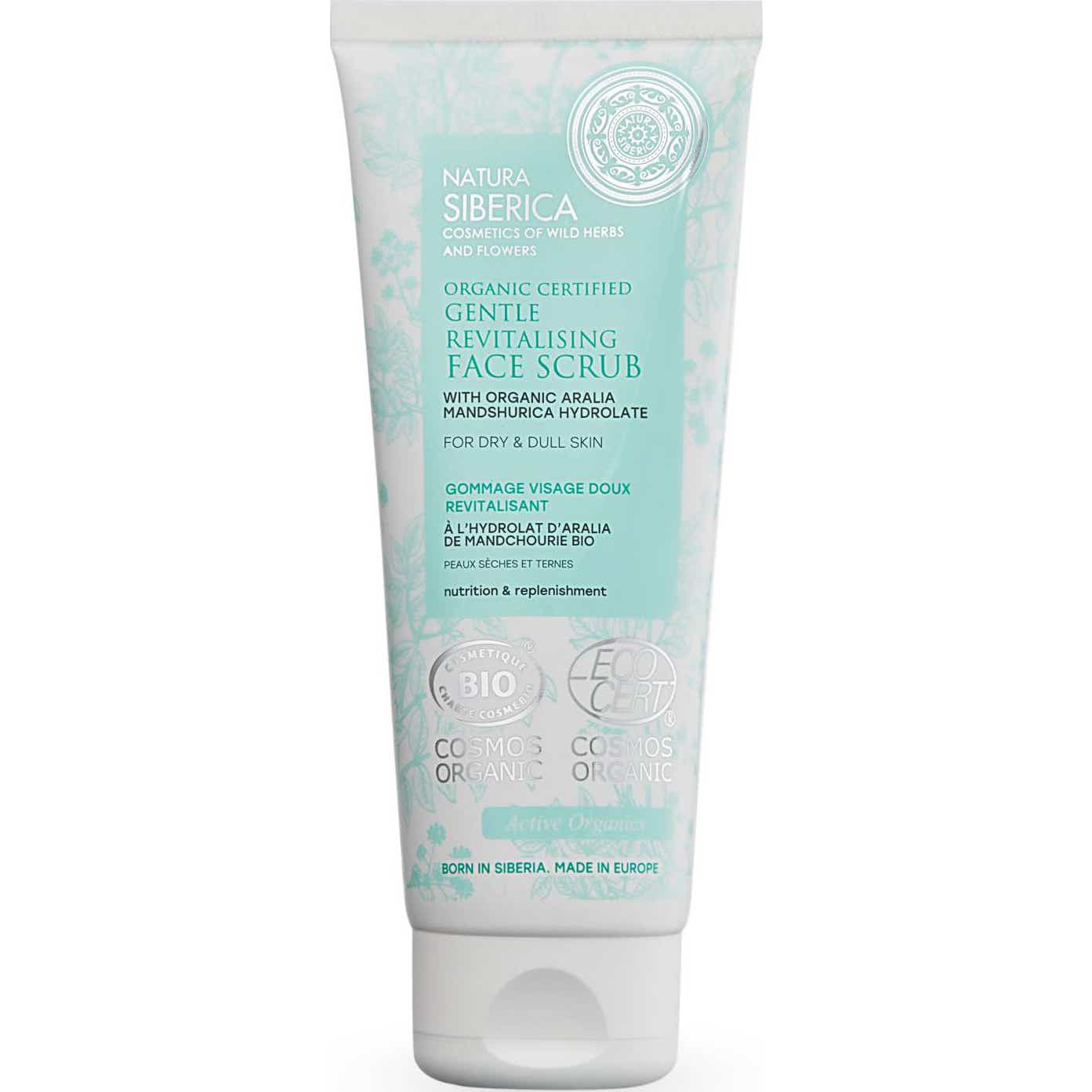 Natura Siberica Exfoliant doux et revitalisant pour le visage 100ml