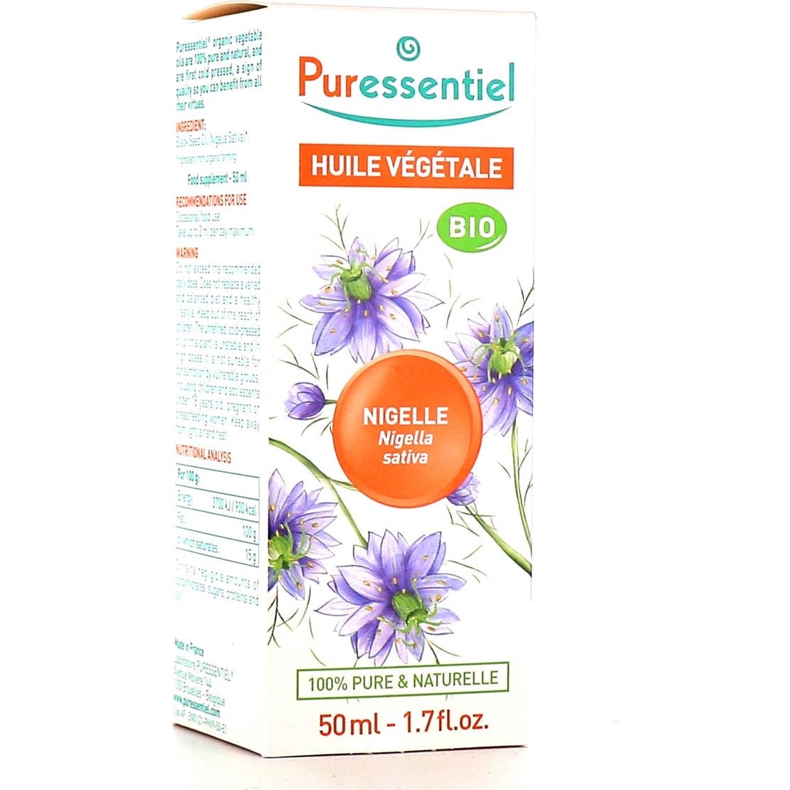 Puressentiel Aceite Vegetal de Nigelle 50 ml