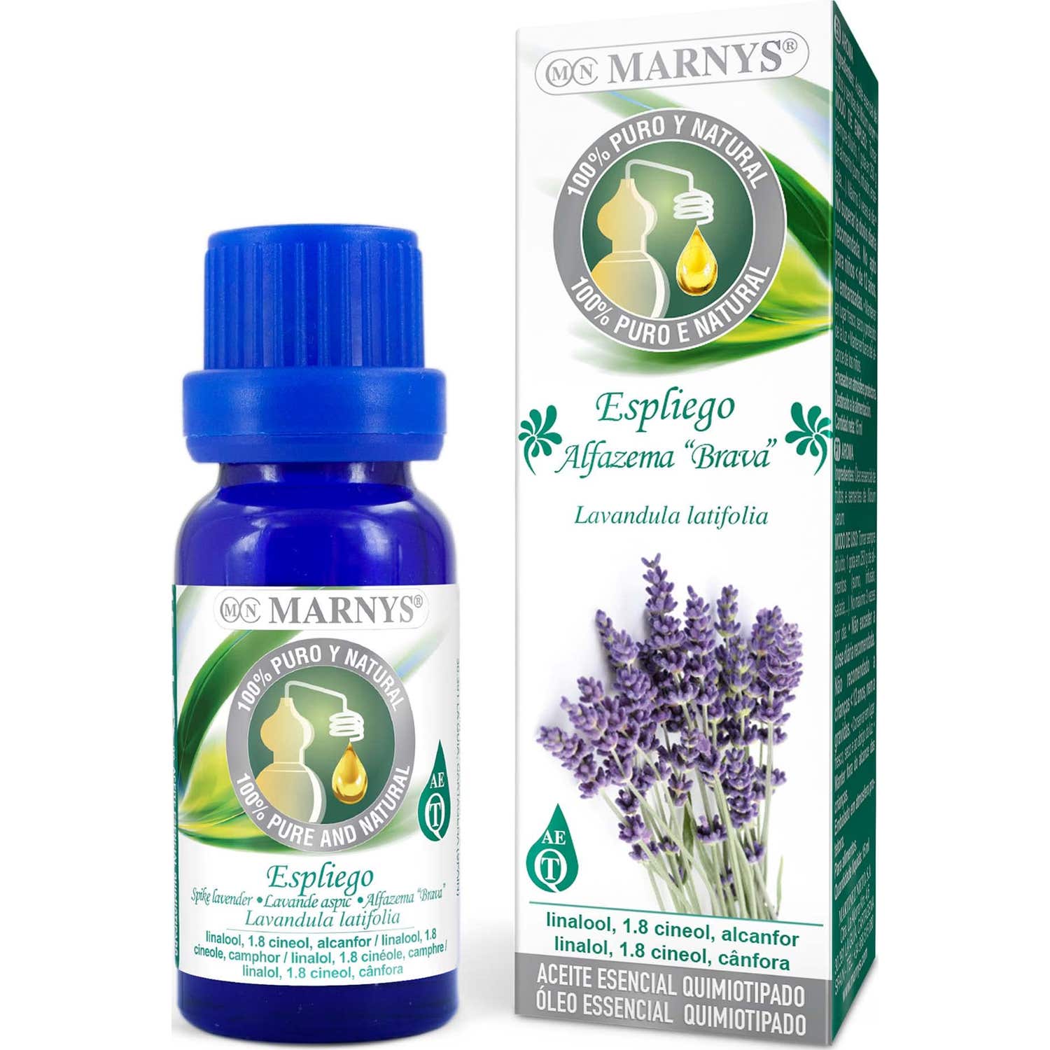 Marnys Huile Essentielle Alimentaire de Lavande 15ml