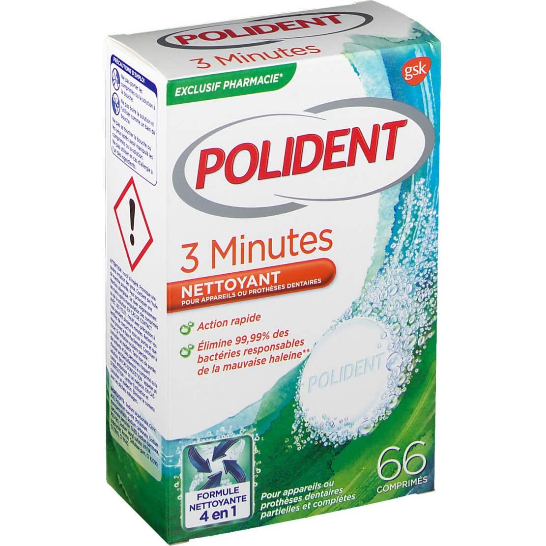Polident Cpr Nett 3 Minute 66