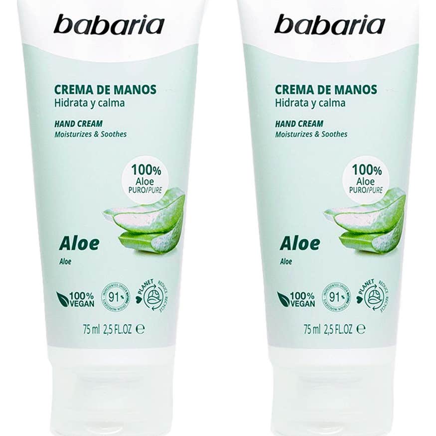 BABARIA  Cr&egrave;me concentr&eacute;e pour les mains &agrave; l'alo&egrave;s 100 ml 200 ml