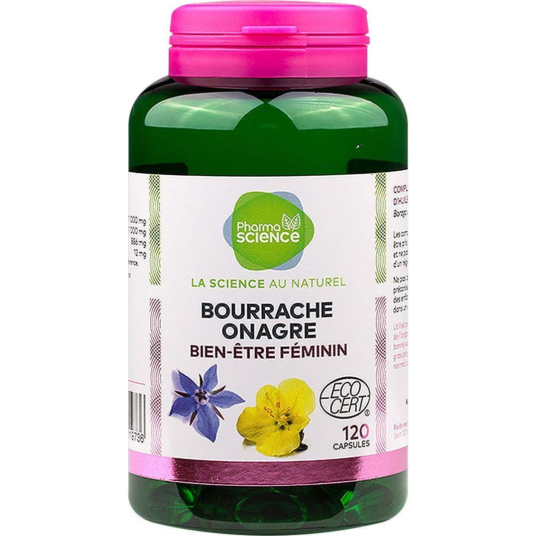 Pharmascience Bourrache Onagre 120caps