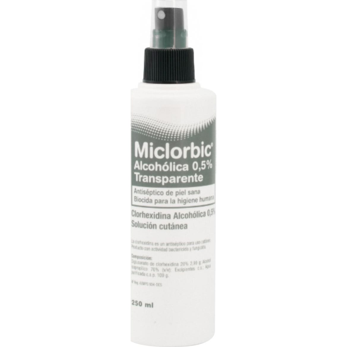 Miclorbic Chlorhexidine Alcoolique 0.5% Incolore 250ml