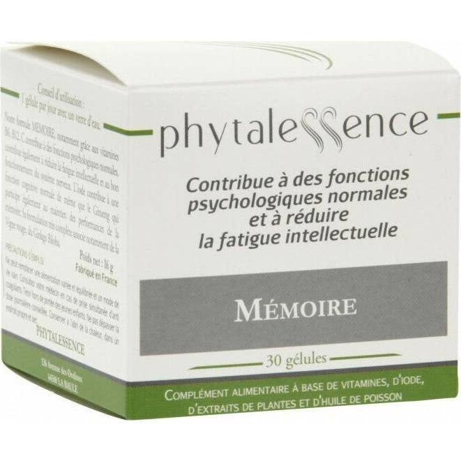 Phytalessence Mémoire 30 gélules