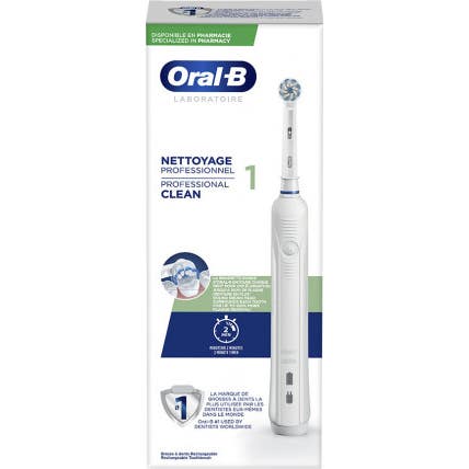 Braun Oral-B Lab Pro 1 Clean Adult Rotating-oscillating toothbrush White