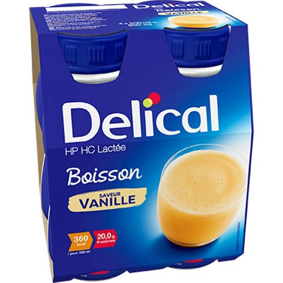 Delical Bois Hphc Lact Vanil 200X4