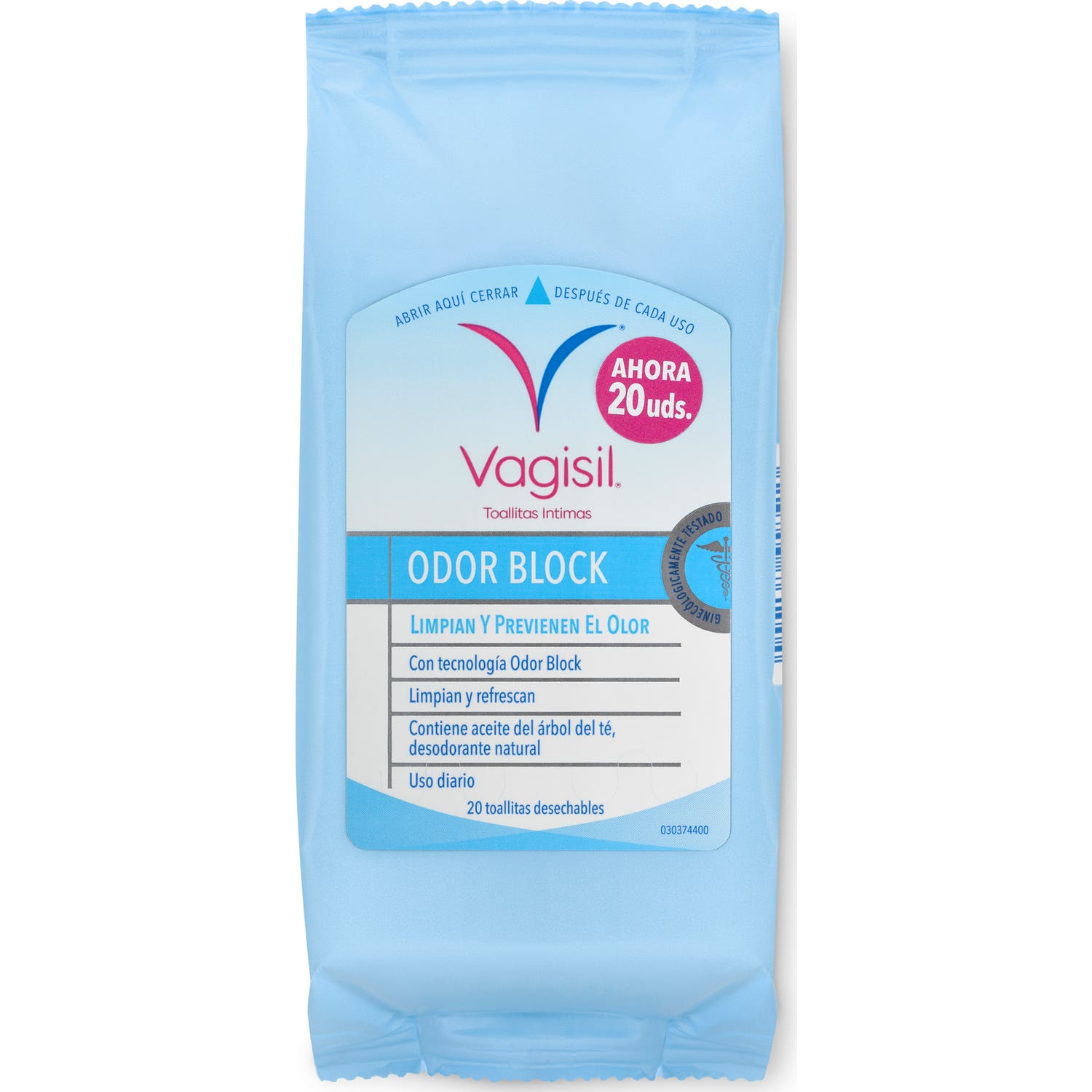 Vagisil Toallitas Íntimas Odor Block 10uds