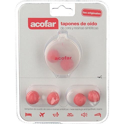 Acofar Bouchons D’oreille En Cire U. Taille 6