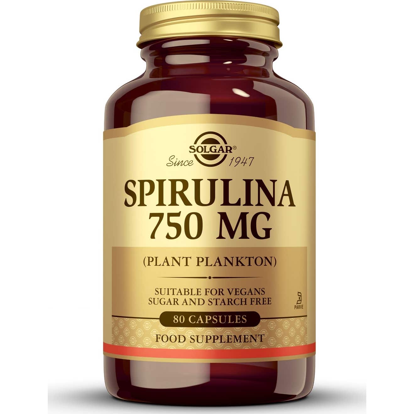 Solgar Spiruline Végétarienne 80Caps 750mg