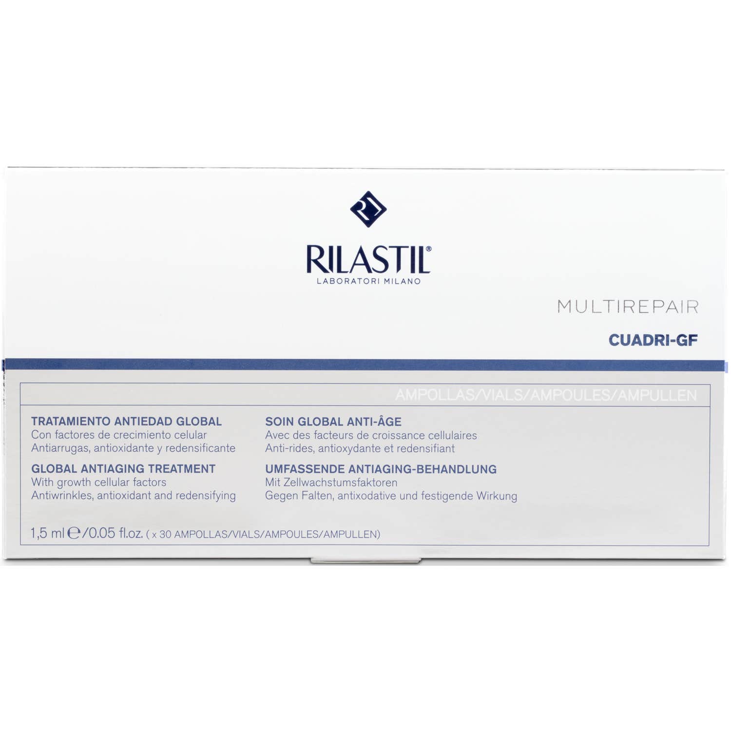 Rilastil Cuadri-GF 30 Ampoules
