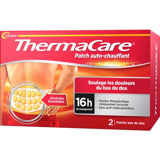 ThermaCare Patch Auto-Chauffant Bas du Dos 2 Unités