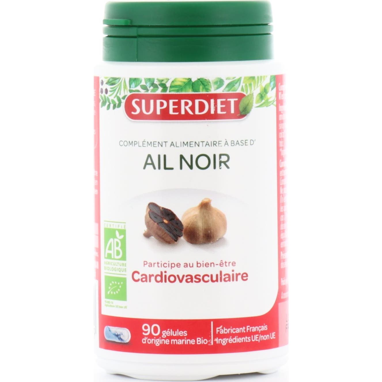 Superdiet Ail Noir Bio Gelul 90