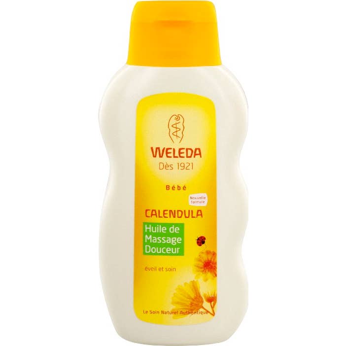 Weleda Bébé Calendula Huile de Massage Douceur 200ml